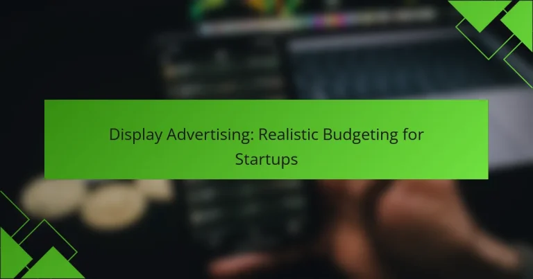 Display Advertising: Budgeting Realistico per Startup
